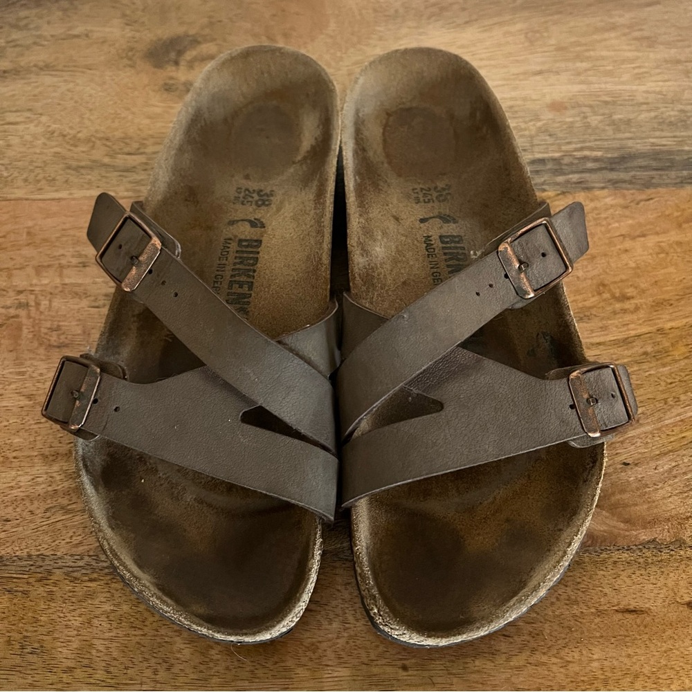 Birkenstock Mocha Yao Sandals Size 7-7.5